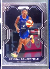 2021-22 Panini Prizm WNBA Crystal Dangerfield RC #41 Lynx
