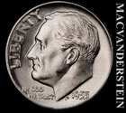 1955 Silver Roosevelt Dime - Choice Gem Brilliant Unc  Lustrous  #K1153