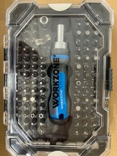 105 Piece Ratchet Screwdriver & Bit Set with Case – Durable & Compact