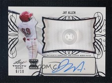 2021 Leaf Trinity Patch Auto Black 6/10 Jay Allen #PA-JA1 Patch Auto 0c3e