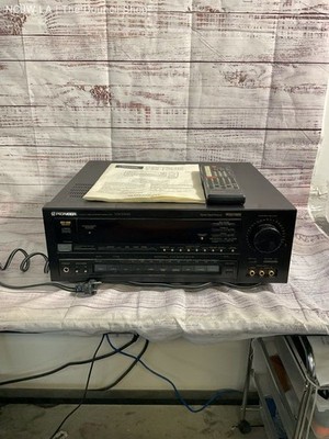 Pioneer VSX-D702S Dolby Pro Logic A/V Receiver Tested- With Manual & Controller