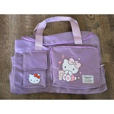 Hello Kitty Purple Travel Duffel Bag with Pockets
