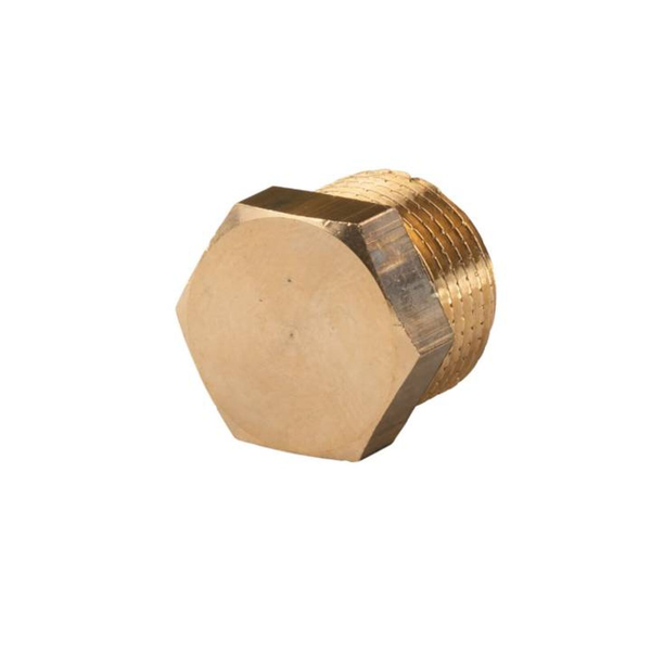 "Messing Gewinde-Fitting Stopfen 3/8\"AG (Dn 10) - Schwere AusfüHrung"-image