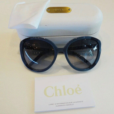 Chloe Sunglasses, Made in France, Case Included Chloe Womens Sunglasses, Grey (Box,Case, Authenticity  main image 4