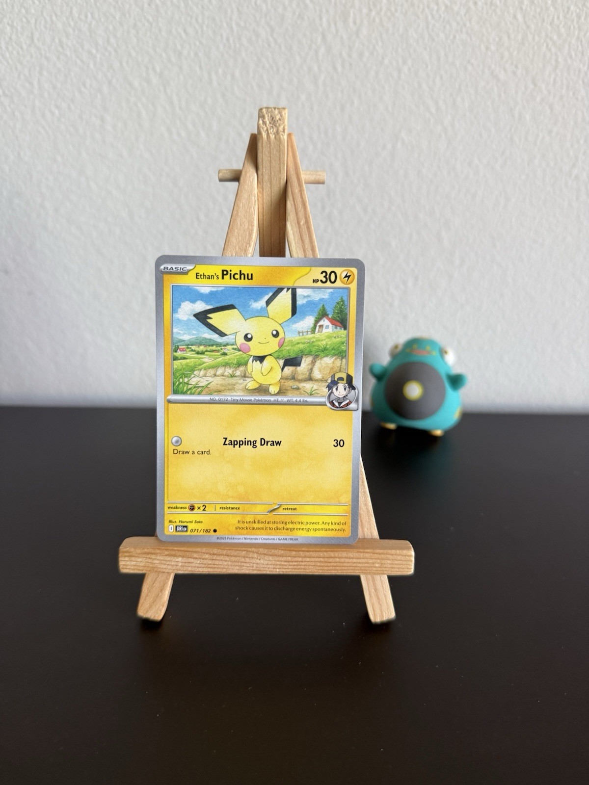 Pokemon TCG * Destined Rivals 071/182 Ethan's Pichu Common * UNG NM