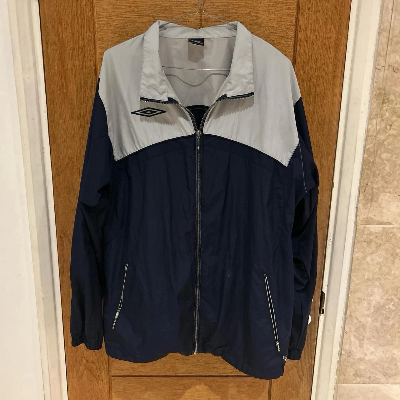 Navy/White Umbro Windbreaker