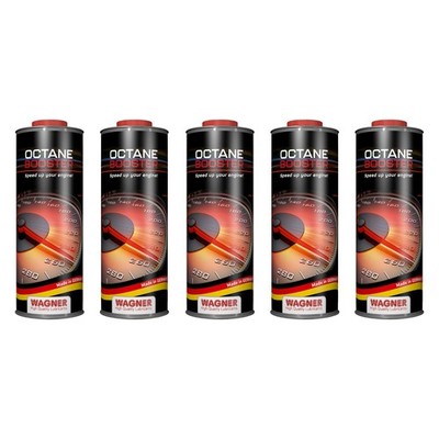 5x Wagner Spezialschmiermittel Octane Booster 1 Liter
