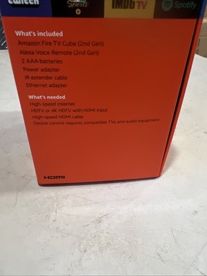 Amazon Fire TV Cube (2nd Gen) 4K UHD Media Streamer for sale
