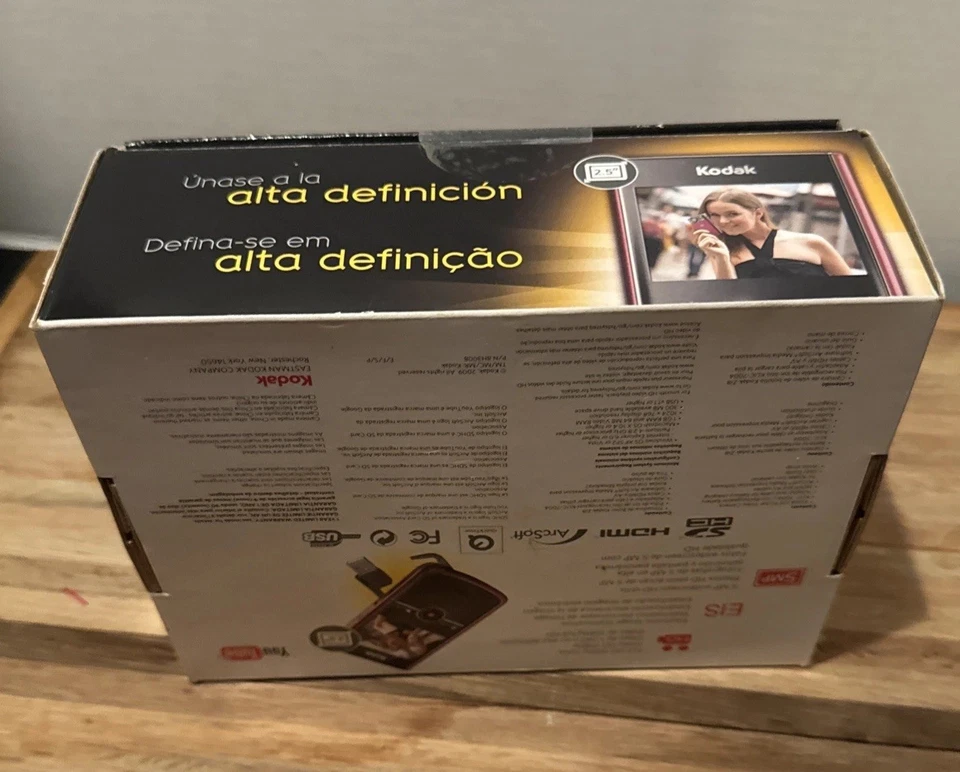 Kodak Zi8 Pocket HD Video Camera 1080P -new Sealed Box - Image 4 of 4