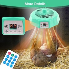 Chicken Coop Heater Timing Chicken Heat Lamp Digital Display with Remote Control