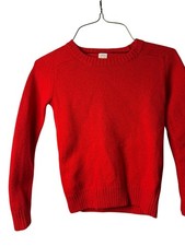 VTG Crewcuts Kids Wool Crewneck Sweater Size 4/5 Girl Pullover Classic Layering