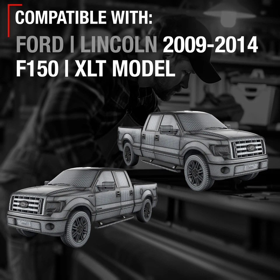 Manija de puerta interior, izquierda y derecha para Ford F-150, Ford Lobo, Lincoln Mark LT Foto 4 de 4