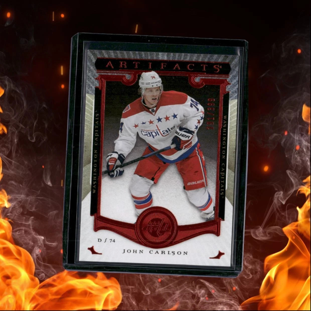 2015-16 Upper Deck Artifacts John Carlson Ruby 291/399 #40