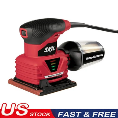 #ad 2.0 Amp 1 4 Inch Sheet Sander with Pressure Control Corded Workshop Power Tools $50.19