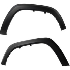 New Fender Flares Moulding Trim Wheel Opening Molding Set Of 2 Black Pair