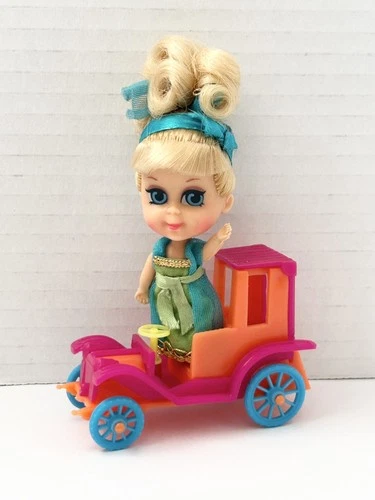 Liddle Kiddles Lenore Limousine Doll Kiddles N Kars Mattel Doll & Car