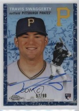 2023 Topps Chrome Platinum Anniversary 57/99 Travis Swaggerty #CPA-TSW Auto 1i5d