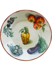 Williams Sonoma Jardin Potager Large Pasta Serving Bowl 14 1/2" Excellent