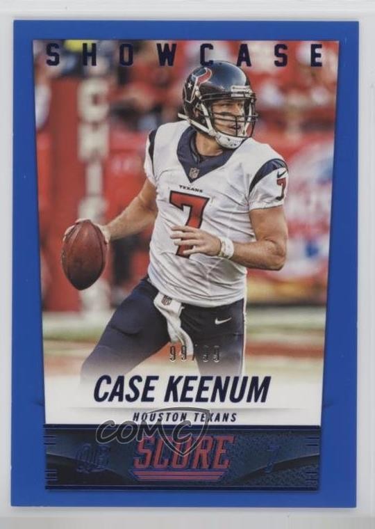 2014 Score Showcase 99/99 Case Keenum #87 1dm4