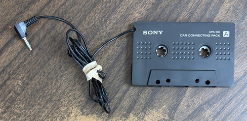 Sony CPA-9C Walkman Car Audio Cassette Adapter Connecting Pack 3.5mm Jack