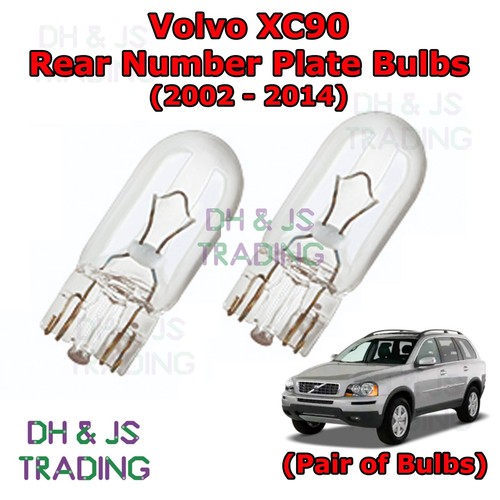 For Volvo XC90 Rear Number Plate Bulbs Pair Reg Plate Bulb Lights MK1