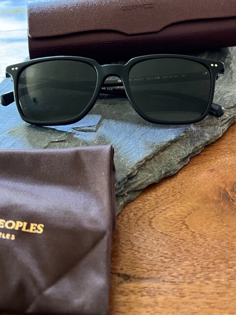 Oliver Peoples OP-LL Polarized Semi-Matte Black/G-15 Sunglasses