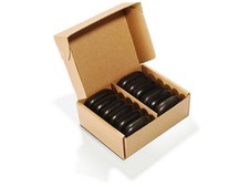 Master Massage Medium Ovular Basalt Stone Pack, 6.7 x 4.7 x 1.7 cm