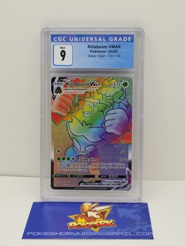 Rillaboom VMAX graded CGC 9 for sale on eBay