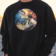 Chess Portrait Sweatshirt Cosy and Perfect for Any Occasion S to 4XL