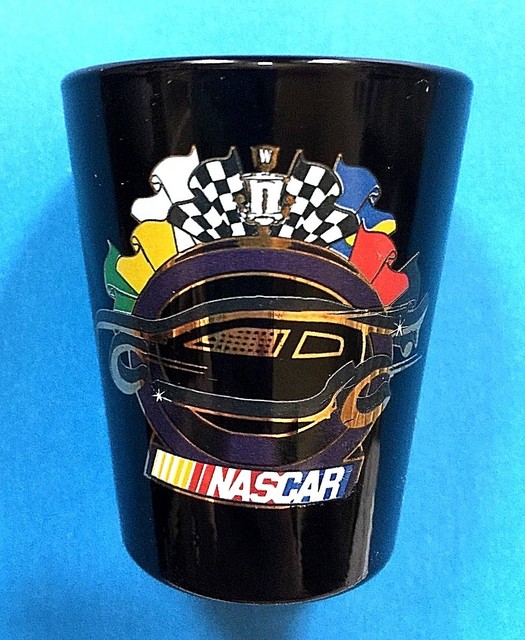 Vintage Nascar Shot Glass eBay