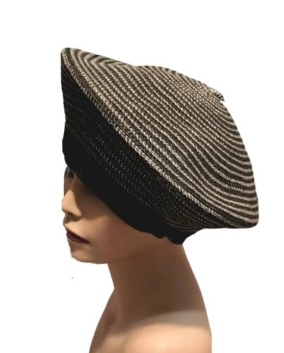 Eric Javits Shenia Beret Hat Classic Tweed Chic