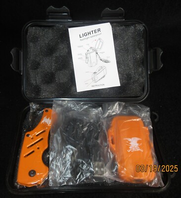 NRA Survival Kit Electric Torch Flashlight Multi Function Charging Cable Knife