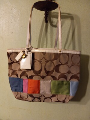 バッグ Coach Multi Color Suede Bag Pouch Set Multi Colored Coach Bag バッグ Coach Multi Color Suede Bag Pouch