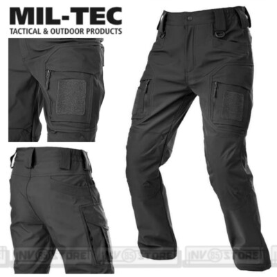 Pantaloni Softshell Cargo MILTEC Impermeabili Con Tasconi Outdoor