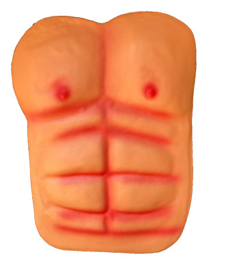 Gefälschte Brustmuskeln Sixpack Bauchmuskeln Kostüm Bodybuilder Stripper Pecs Hirsch