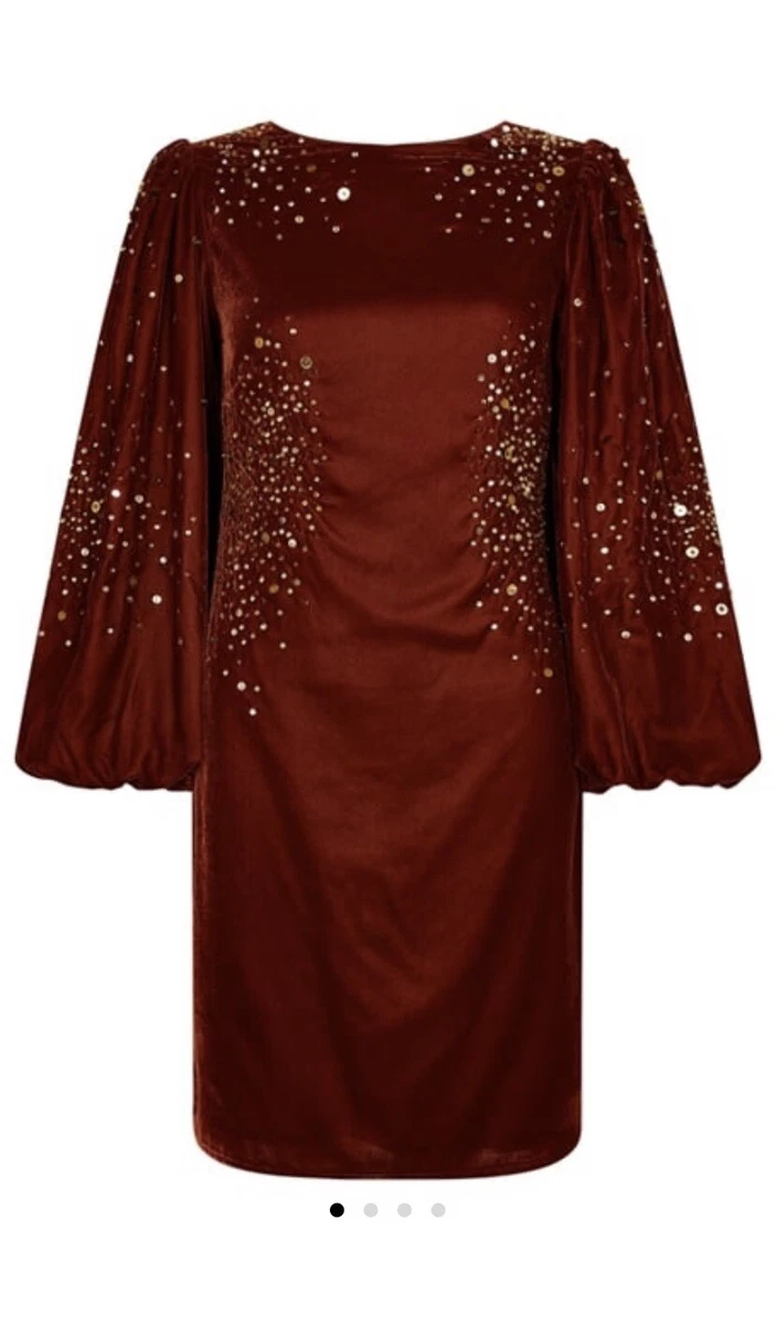 strapless open back dress Vintage Monsoon berry red velvet cocktail dress with back bow – The Frockery main image 1