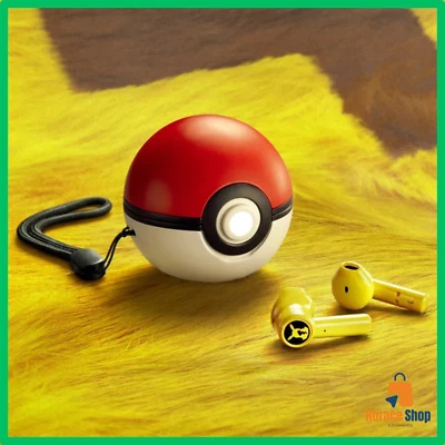 ✅ Écouteurs Bluetooth Pokémon Pikachu Razer Pokéball Casque Sans Fil EarPods Col