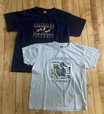 Cartegena Columbia T-shirt Set Of 2 Tourist Yayo  Pablo