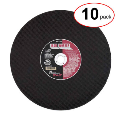 Sait 24051 - 14''X 3/32'' X 1'' Iron Worker Chop Saw Blade -  (10Pack)