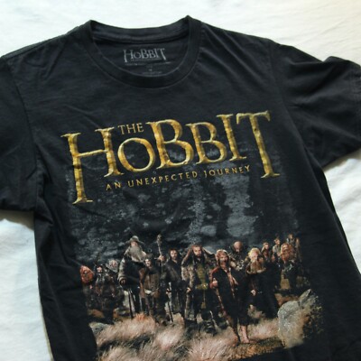 The Hobbit An Unexpected Journey Tee Y2K 2014 Film Movie Promo Gandalf T Shirt M