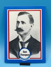 1976 Shakey's Baseball's Hall of Fame #146 Sam Thompson NM-MT to MINT+