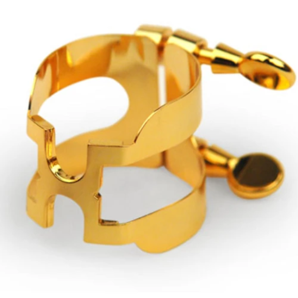 Rico Gold Plated H-Ligature & Plastic Cap for Otto Link Metal