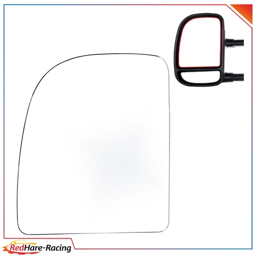 Upper Towing Mirror Glass For Ford F250 F350 1999-2007 Super Duty Driver Side LH