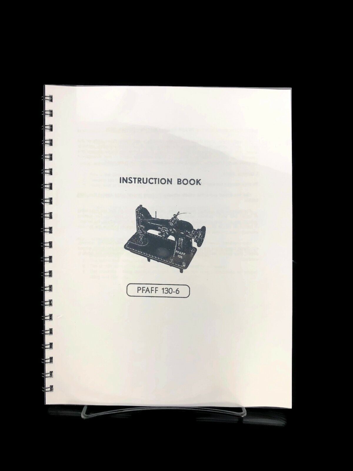 PFAFF 130-6 Instruction Manual for Sewing Machine Digitally Remastered