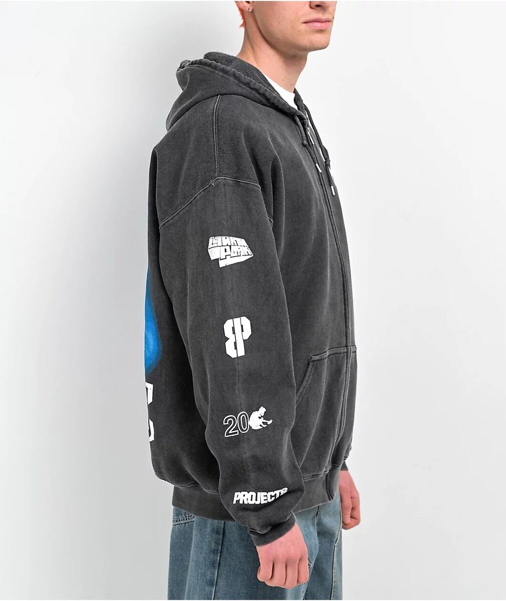 Linkin Park X Brooklyn Projects Men's Overspray Black Wash Linkin Park X Brooklyn Projects Men's Overspray Black Wash
