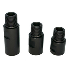 Airsoft AEG M4 Barrel Extension Set Male 14mm CCW to Female 14mm CCW - BLACK