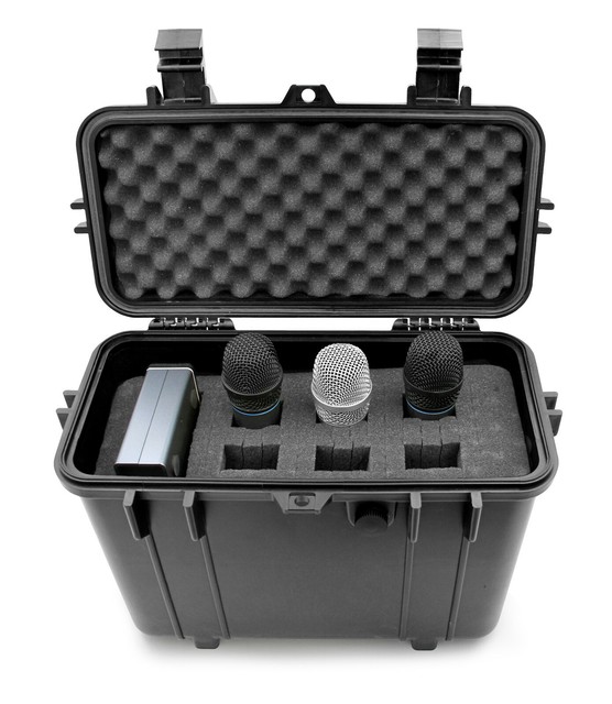 Rugged Microphone System Hard Case for 6 Mics and Wireless System , Case Only eBay