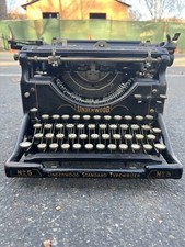 Working 100 Year Old Antique Underwood No. 5 Typewriter Vintage 1920's thumbnail