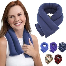 Microwave Heating Pad-Microwavable Moist Heated Neck and Shoulder Wrap-Weighted