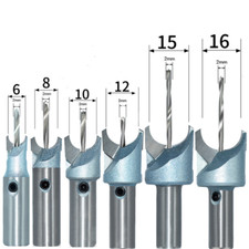 6Pcs Ball Beads Drill Bit Mark Set Wooden Milling Cutter Tool 6-16mm Woodworking